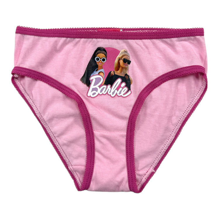 Picture of BAR243420 GIRLS BARBIE 100% COTTON 3 PACK BRIEFS